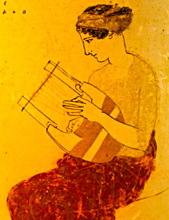 Lyre player