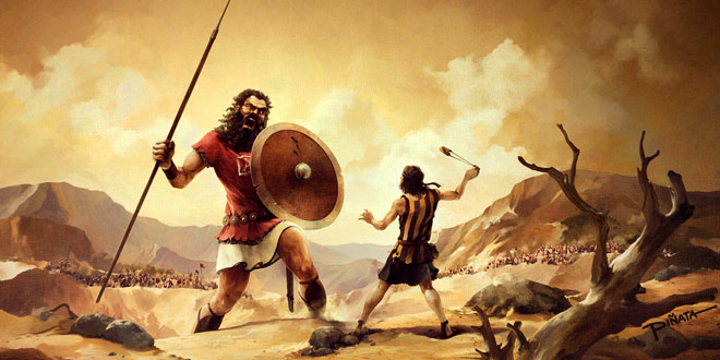 David and Goliath