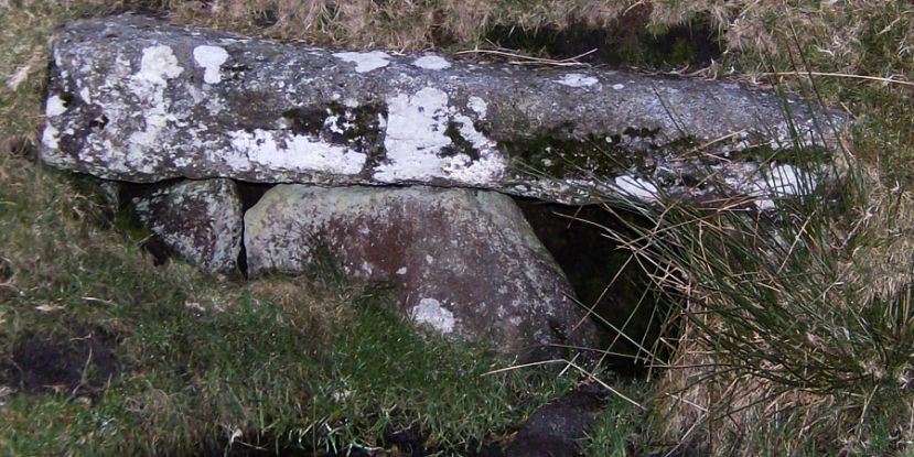 Rillaton Barrow, an ancient burial mound on Bodmin Moor, close to the village of Minions in southeast Cornwall
