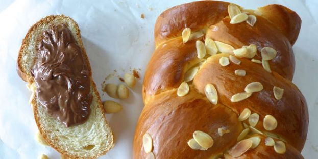 Tsoureki (Traditional Greek Easter bread)